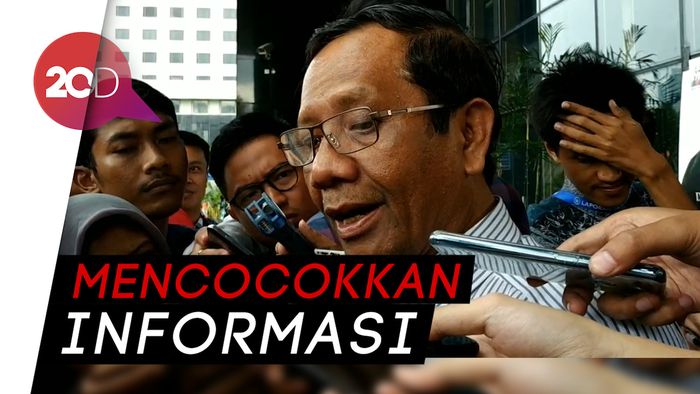 Mahfud Md Cocokkan Data ke KPK Soal Informasi Jual-beli Jabatan