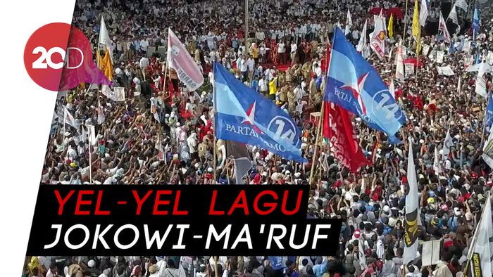 Prabowo Kampanye di Makassar, Projo Nyanyi Jokowi Lagi
