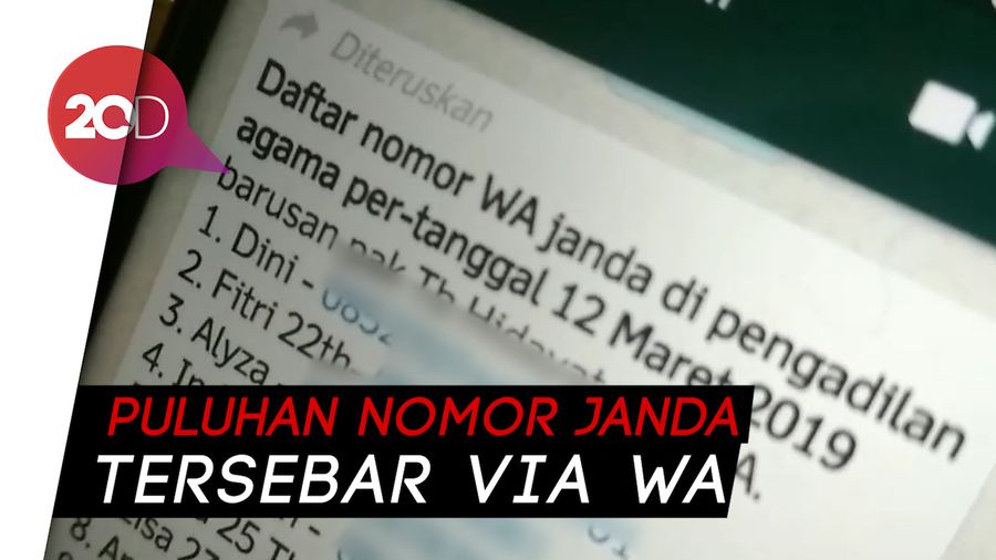 Siapa Sebar Nomor-nomor Telepon Janda di Garut?