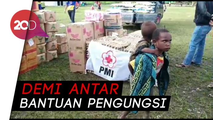 Tembus Daerah Konflik, PMI Antar Bantuan ke Warga Nduga