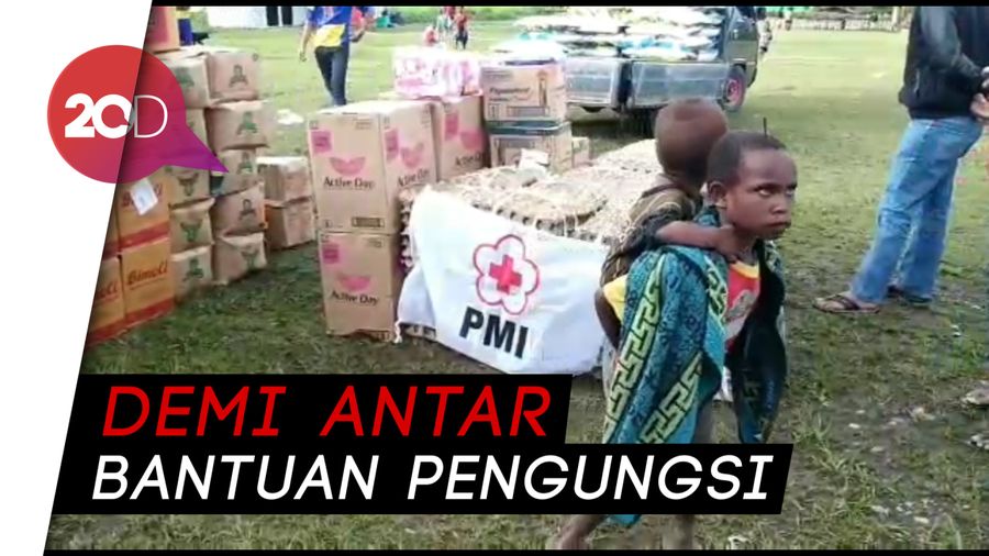 Tembus Daerah Konflik, PMI Antar Bantuan ke Warga Nduga