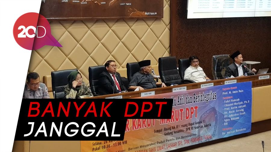 Amien Rais hingga Neno Warisman Bahas DPT Bermasalah ke DPR