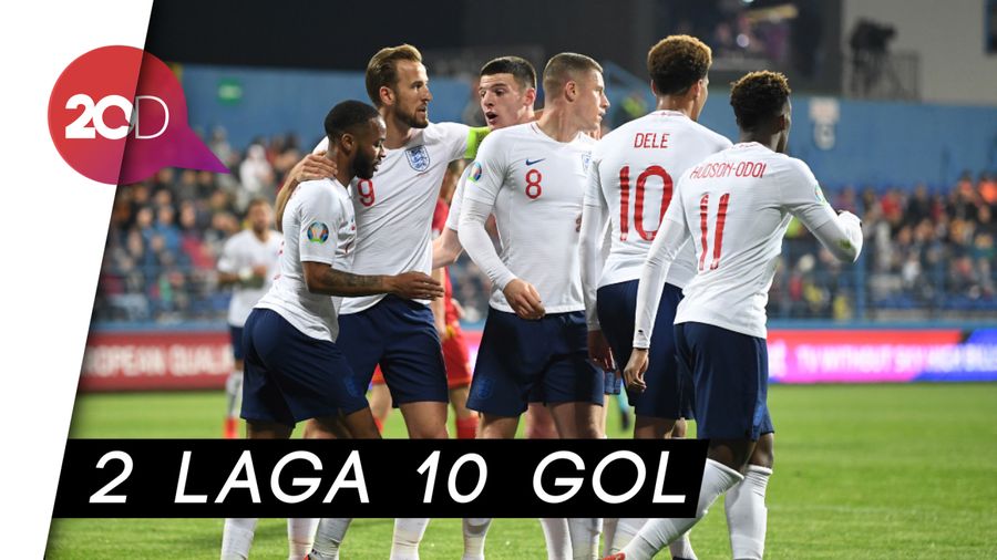 Inggris Lagi Rajin-rajinnya Bikin Gol