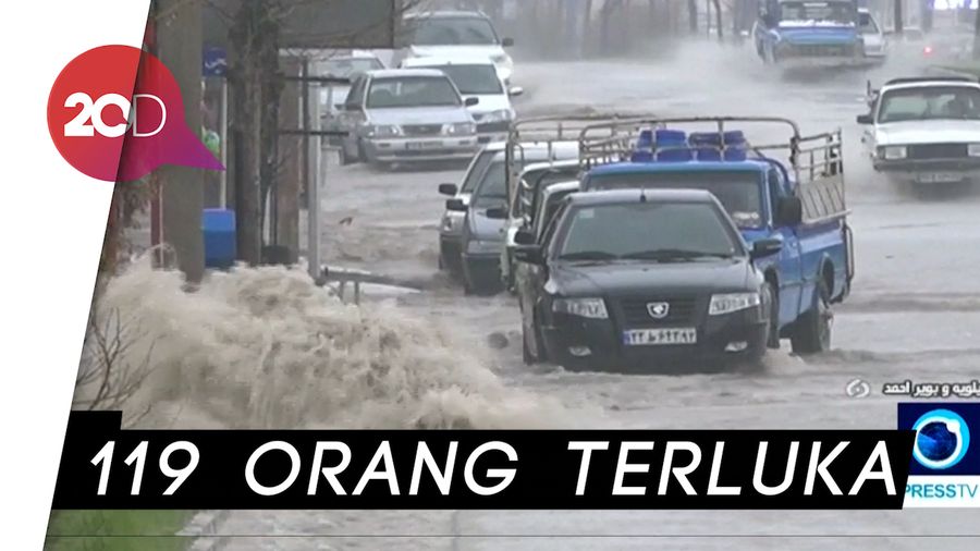 Iran Diterjang Banjir Bandang, 19 Orang Tewas