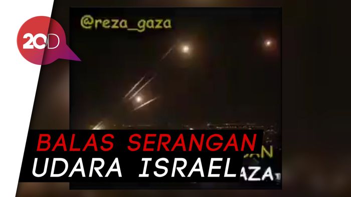 Jejak Roket Palestina Lukai 7 Warga Israel 