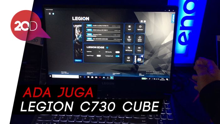 Tipis dan Garang, Laptop Gaming Legion Y740 Dibanderol Rp 28,5 Juta