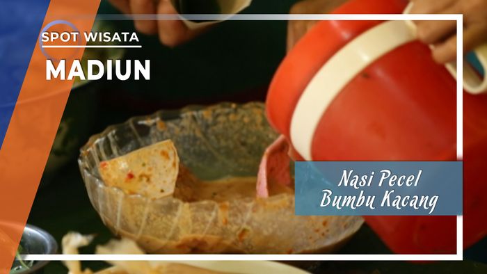 Nasi Pecel dengan Bumbu Khas Madiun