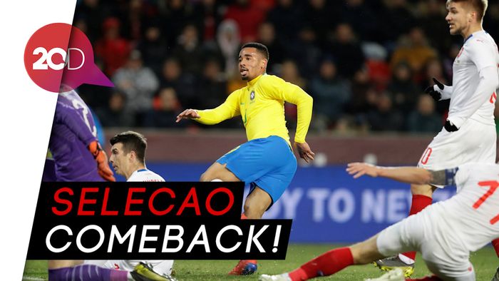 Brasil Hajar Republik Ceko di Laga Persahabatan