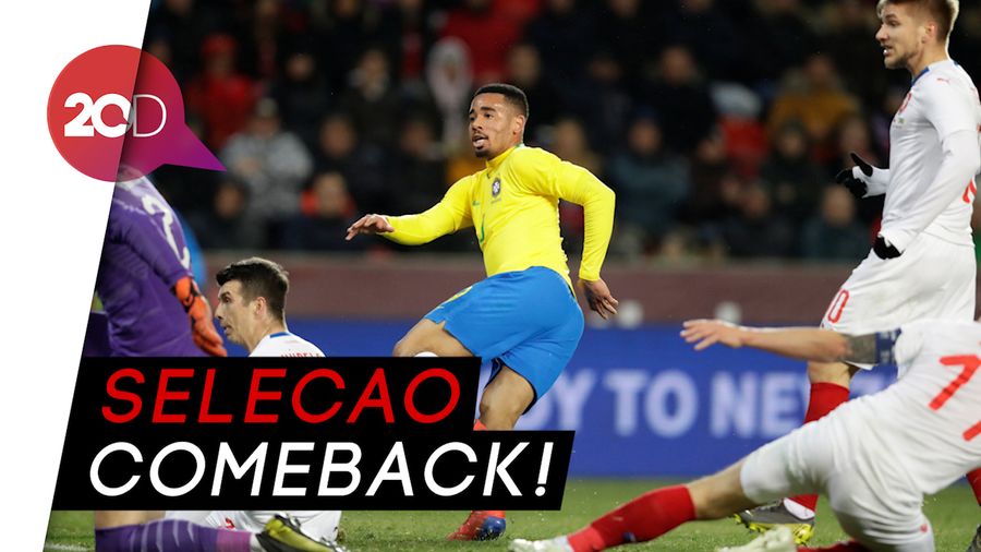 Brasil Hajar Republik Ceko di Laga Persahabatan