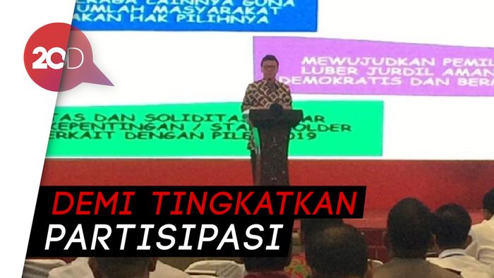 Mandagri Imbau Ormas Ajak Warga untuk Tak Golput