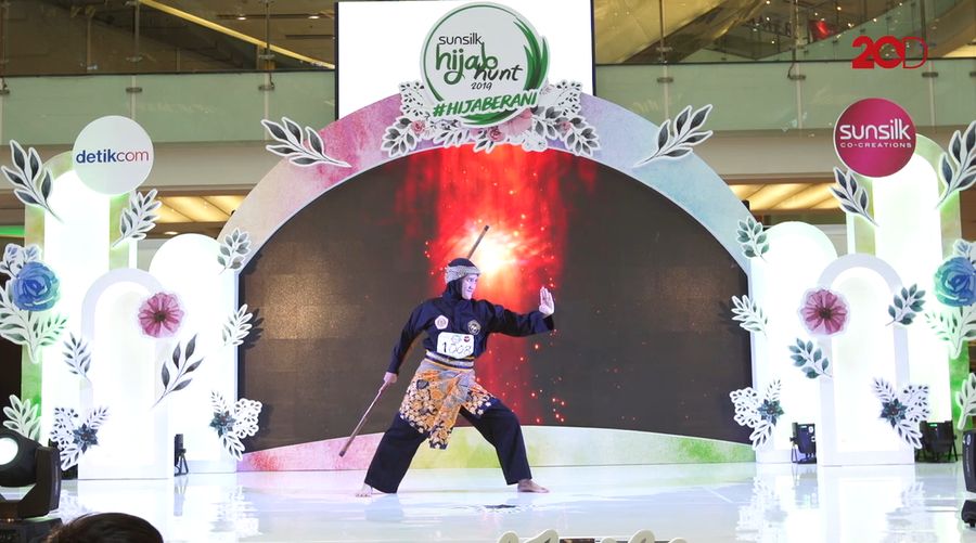 Tangguhnya Pencak Silat Ika Widya - Sunsilk Hijab Hunt 2019 Surabaya