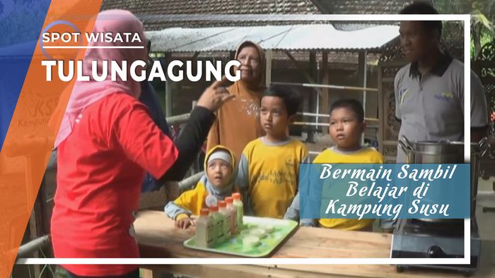Bermain Sambil Belajar di Kampung Susu Tulungagung