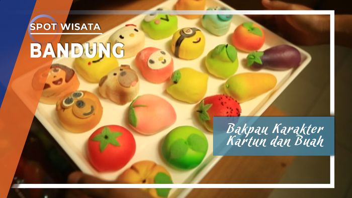 Bakpao Karakter Kartun dan Buah Asal Bandung