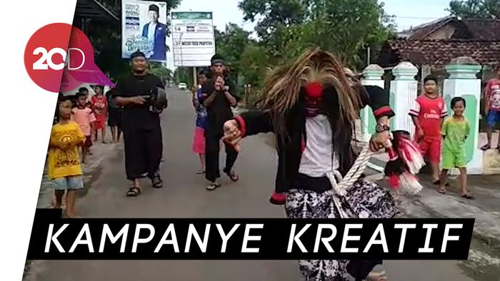  Tarikan Bujangganong, Caleg di Ponoroo Jaring Suara Pemilih