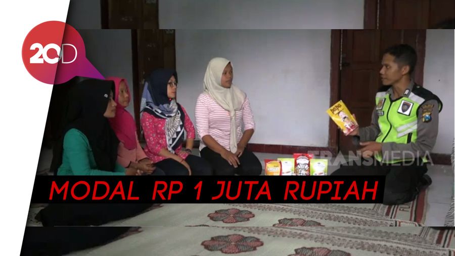Kisah Briptu Dedi yang Sukses Usaha Kripik Jamur Mantan