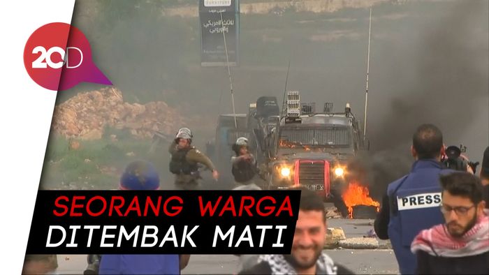 Pemuda Palestina Adang Prajurit Israel di Tepi Barat