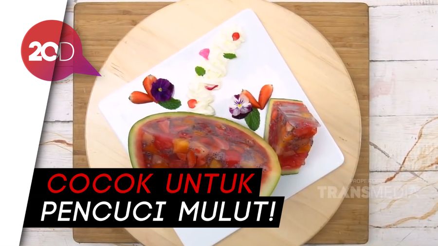 Segarrr! Ini Resep Membuat Puding Semangka