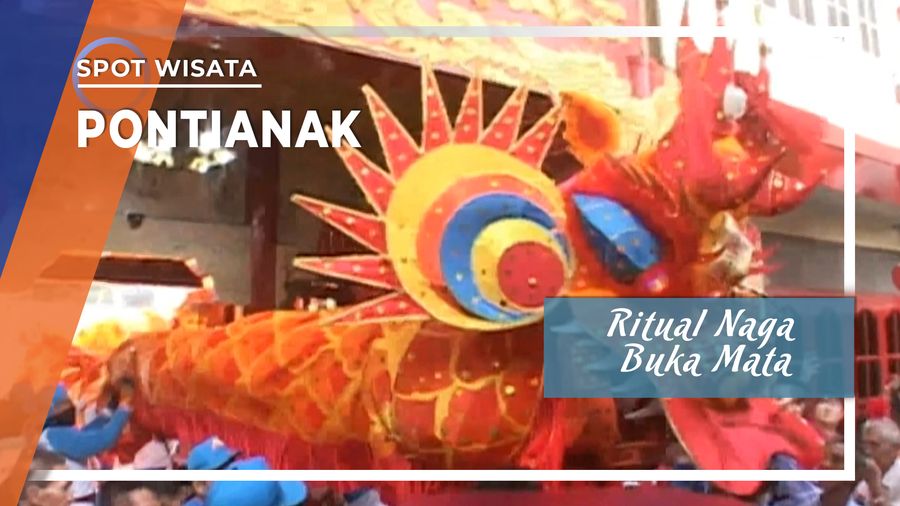 Ritual Naga Buka Mata di Perayaan Cap Gomeh Pontianak