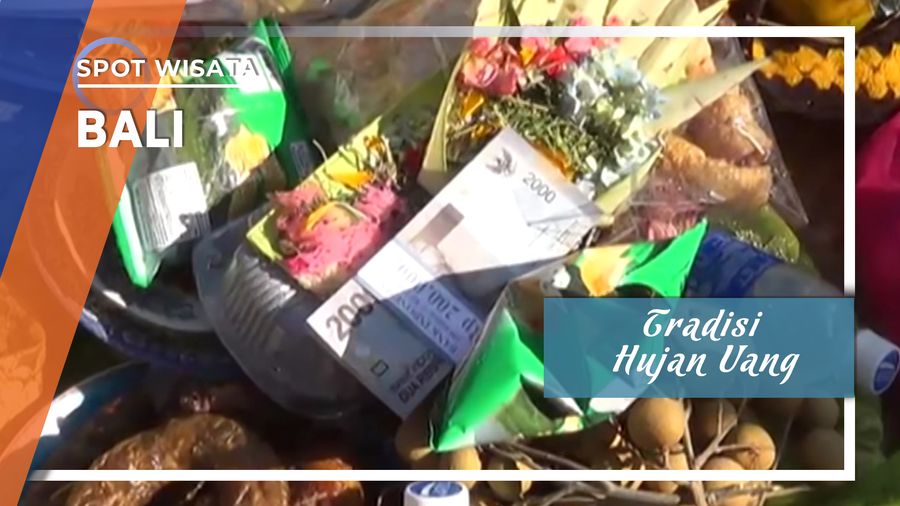 Tradisi Hujan Uang, Wujud Rasa Syukur Warga Tabanan