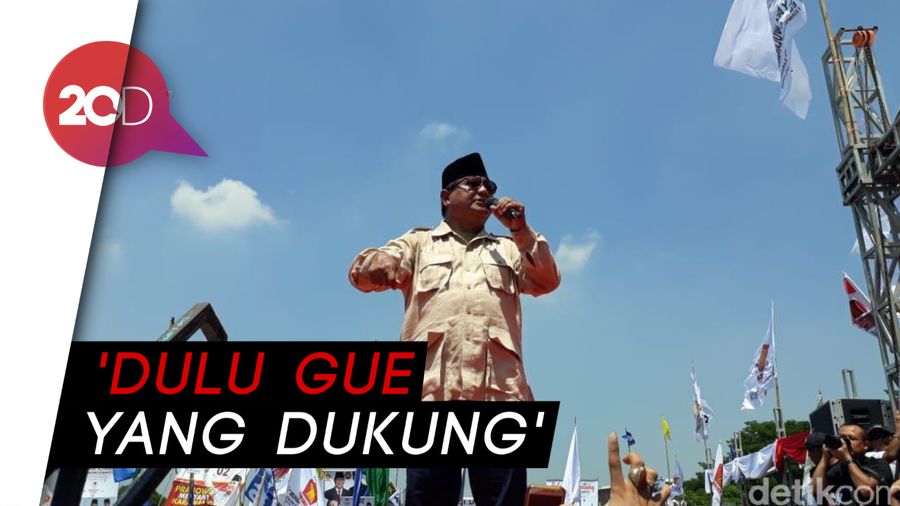 Saat Prabowo Sindir Bupati Bogor Karena Tak Boleh Pakai Stadion Pakansari