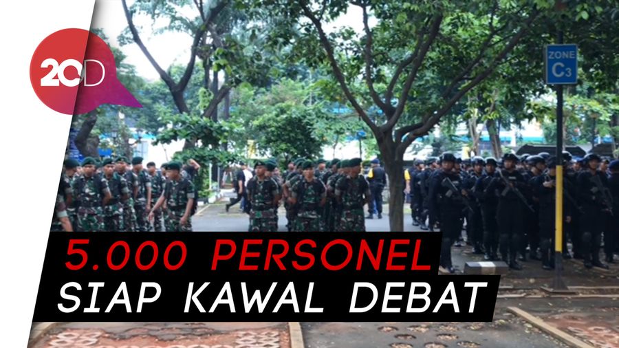 5.000 Personel Dikerahkan, Pengamanan Debat Keempat Dibagi 4 Ring