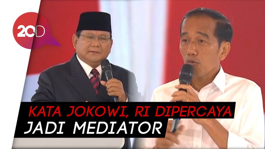 Jokowi Tanya soal Konflik Myanmar, Prabowo: Tak Cukup Jadi Nice Guy