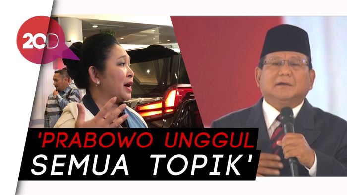 Titiek Soeharto Puas dengan Penampilan Prabowo