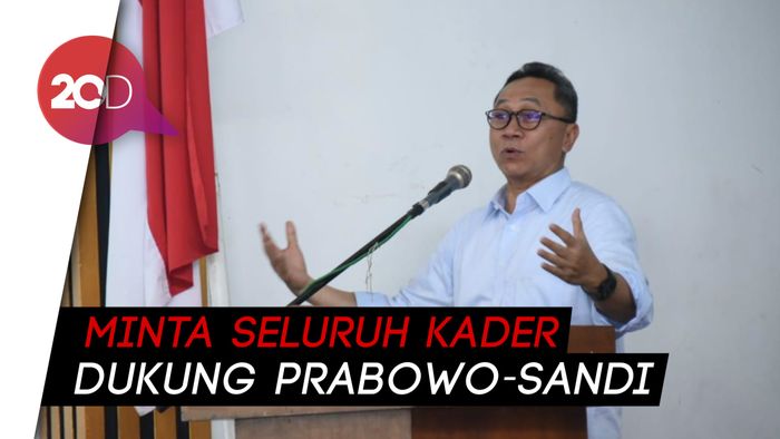 Zulhas: Di Jakarta, Kader PAN Belum 100% Memilih Prabowo!