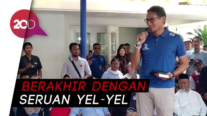 Kampanye di Surabaya, Sandi Didoakan Anak Disabilitas