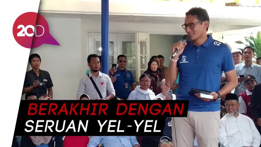 Kampanye di Surabaya, Sandi Didoakan Anak Disabilitas