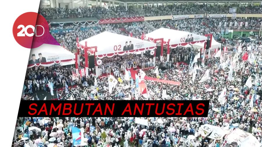 Paslon 02 Disawer di Sidoarjo, Prabowo-Sandi Terharu