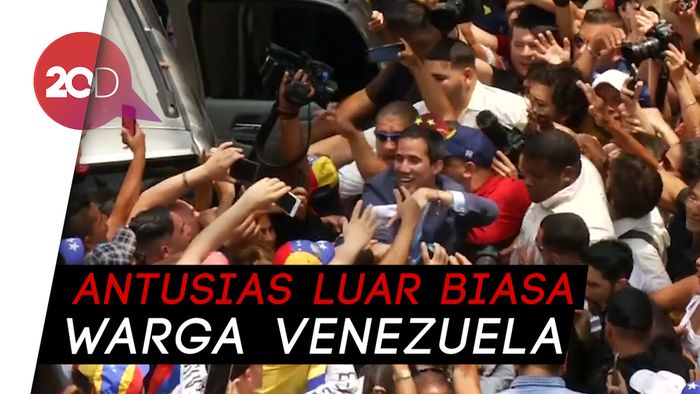 Pemimpin Oposisi Venezuela Disambut Bak Superstar 
