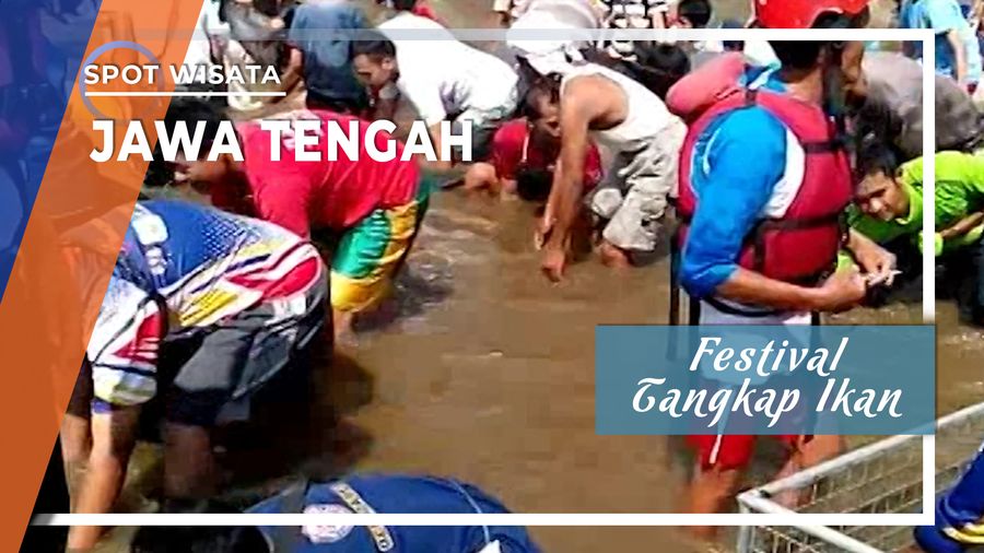 Festival Tangkap Ikan di Sungai Serayu Banjarnegara 