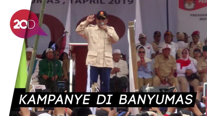 Prabowo Pilih Panas-panasan daripada Ngadem, Massa Bersorak