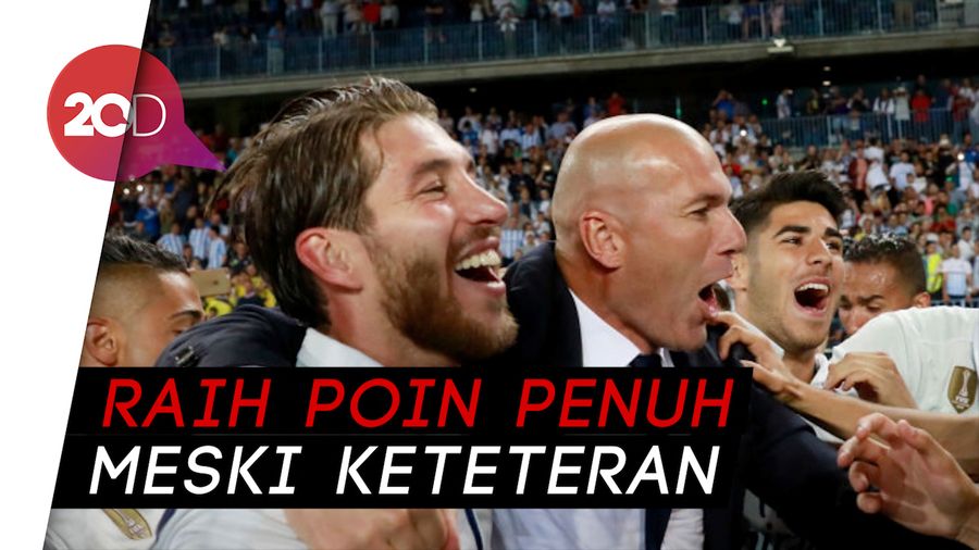 Efek Positif Zidane, Madrid Menang Lagi