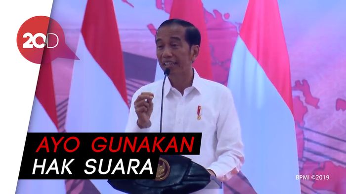 Jokowi Ingatkan Jemaat Gereja untuk Tak Golput
