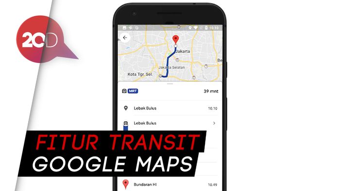 Kini Bisa Cek Informasi MRT Jakarta di Google Maps