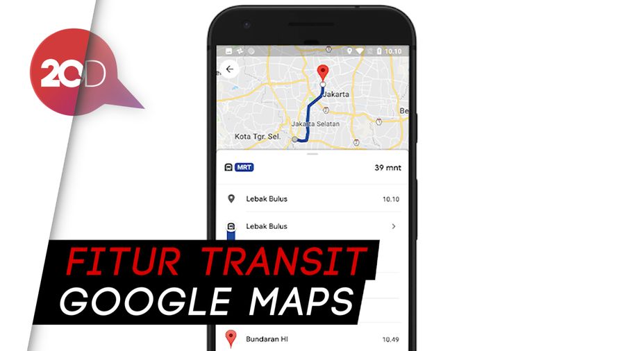 Kini Bisa Cek Informasi MRT Jakarta di Google Maps