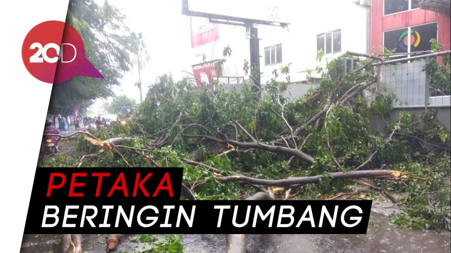 Tumbangnya Beringin Besar Tewaskan Seorang Karyawan Restoran