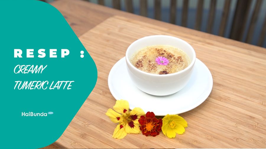 Resep Creamy Tumeric Latte