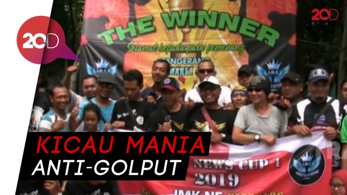 Komunitas Kicau Mania Deklarasi Anti-Golput di Pemilu 2019