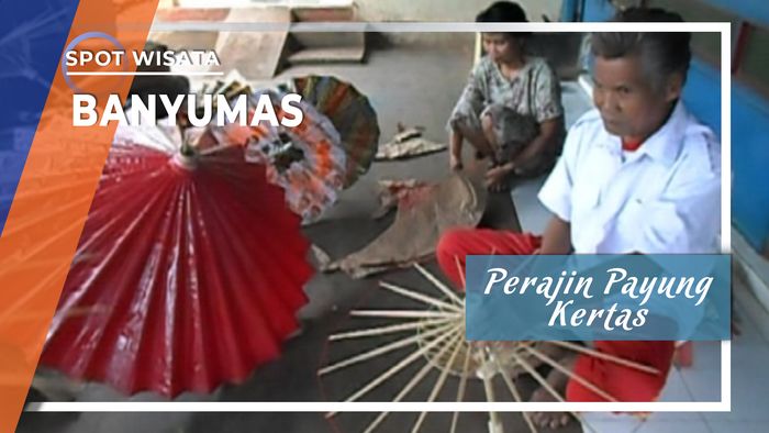 Pengrajin Payung Kertas yang Hampir Punah di Banyumas Jawa Tengah