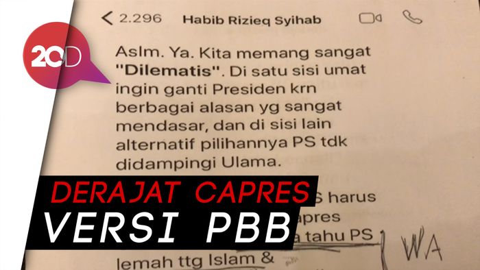 Cerita Percakapan HRS-Yusril Singgung Keislaman Prabowo