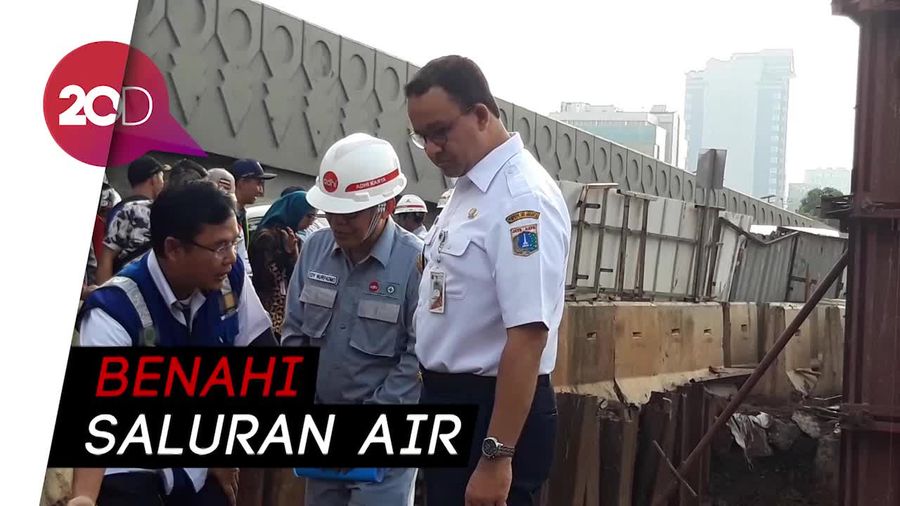 Cawang Banjir, Anies Minta Pihak LRT Tanggung Jawab