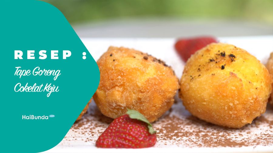 Resep Tape Goreng Cokelat Keju