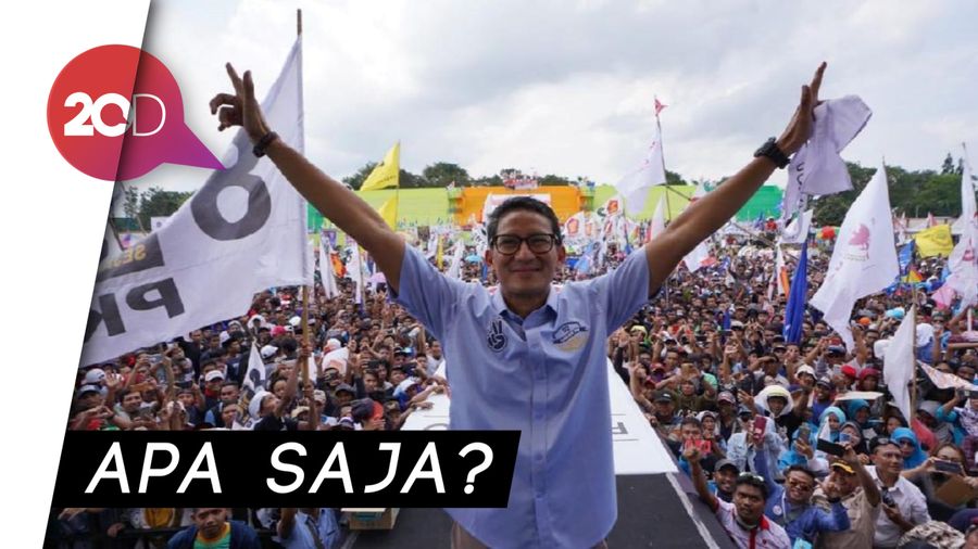 Sandiaga Mengobral 3 Janji saat Kampanye di Lumajang