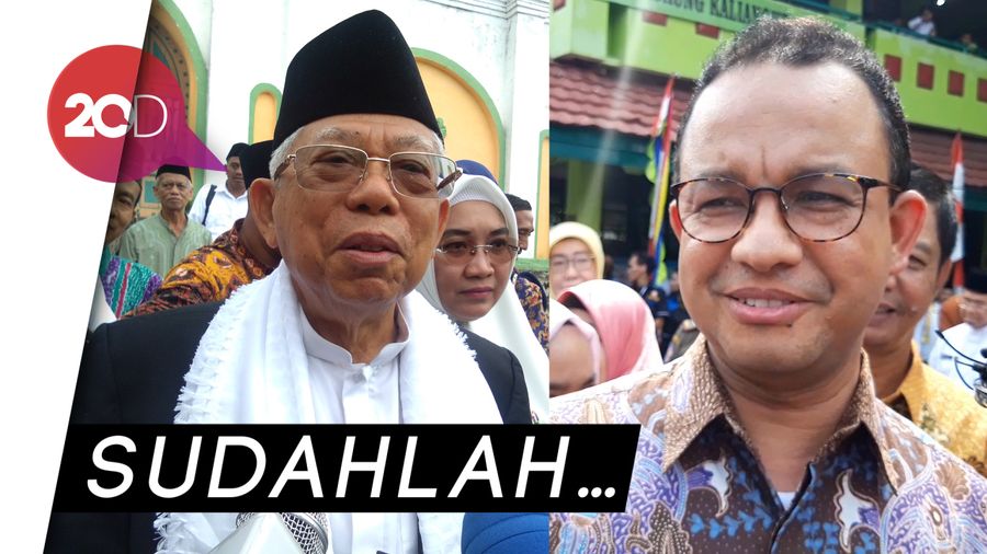 Anies Tanggapi Video Maruf Amin Soal Ahok Sumber Konflik’