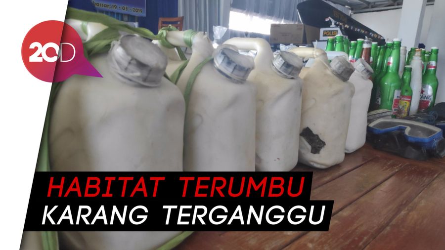 Bisa Bikin Rusak Terumbu Karang, Puluhan Bom Ikan di Bone Disita