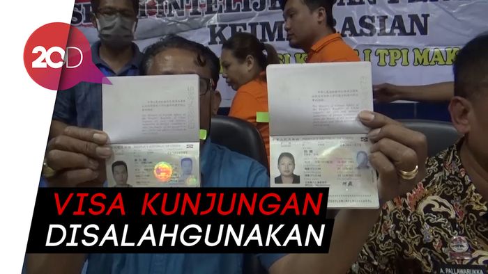 Dagang Tanpa Izin, 2 WN China Dibekuk Petugas Imigrasi Makassar