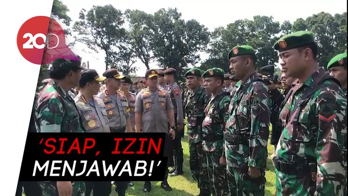 Siap! Kala Prajurit Dicecar Panglima TNI soal Tugas di Pemilu